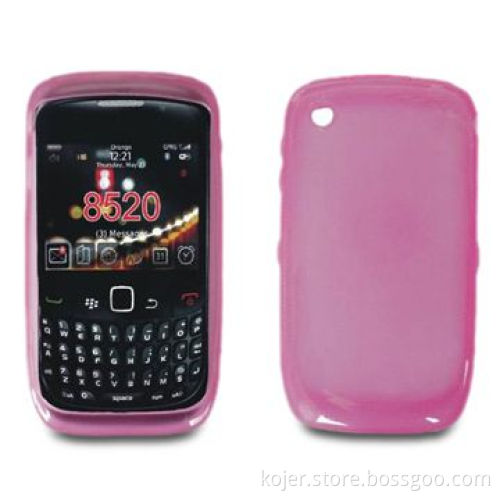 TPU Mobile Phone Cases for RIM's BlackBerry 8520 with Good Toughness and Translucence